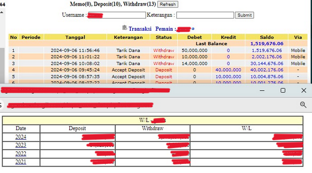 Bukti JP & WD Pemain HiTogel #94